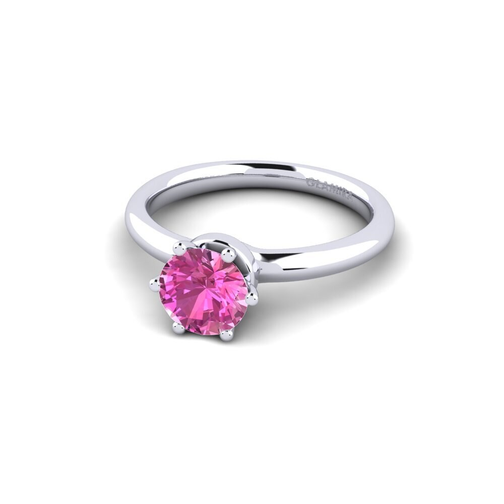 Rosa Topas Forlovelsesring Almira 1.0 crt