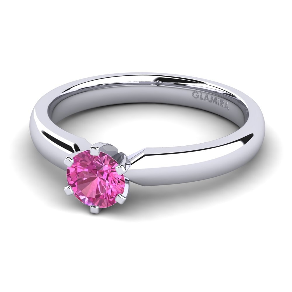 Rosa Topas Verlobungsring Amanda 0.5crt