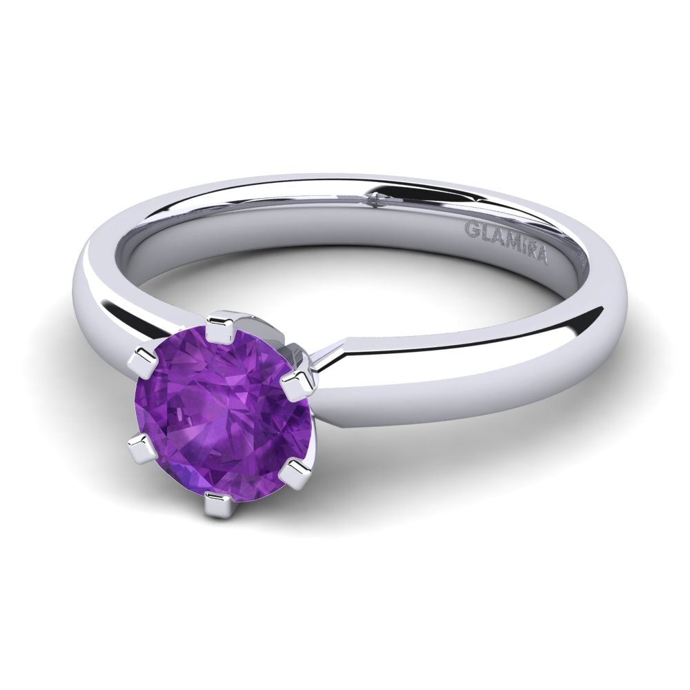 Amatista Anillo de compromiso Amanda 1.0crt