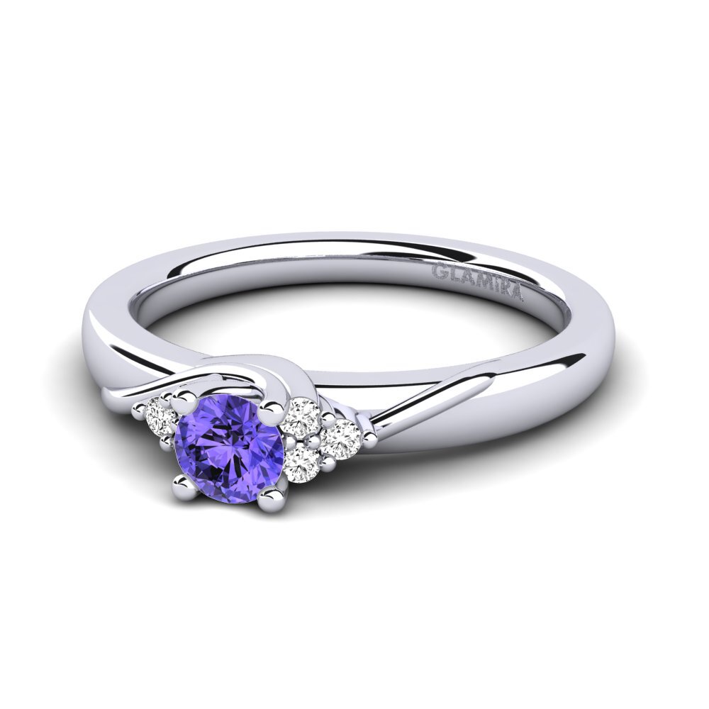 Tanzanite Engagement Ring Amaya