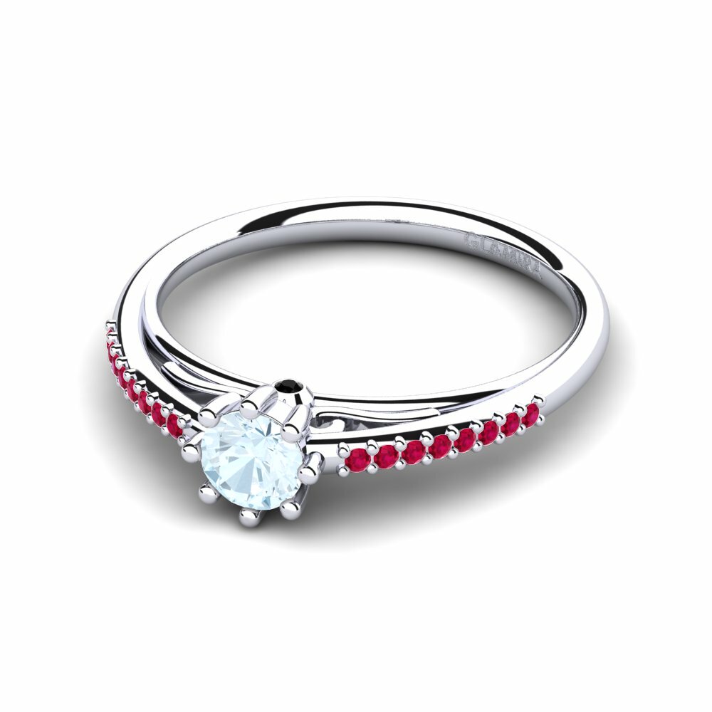 Aguamarina Anillo de compromiso Atoryia