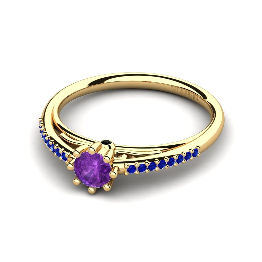 14k Yellow Gold Engagement Ring Atoryia
