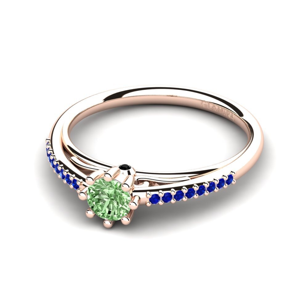 14ct Rose Gold Engagement Ring Atoryia