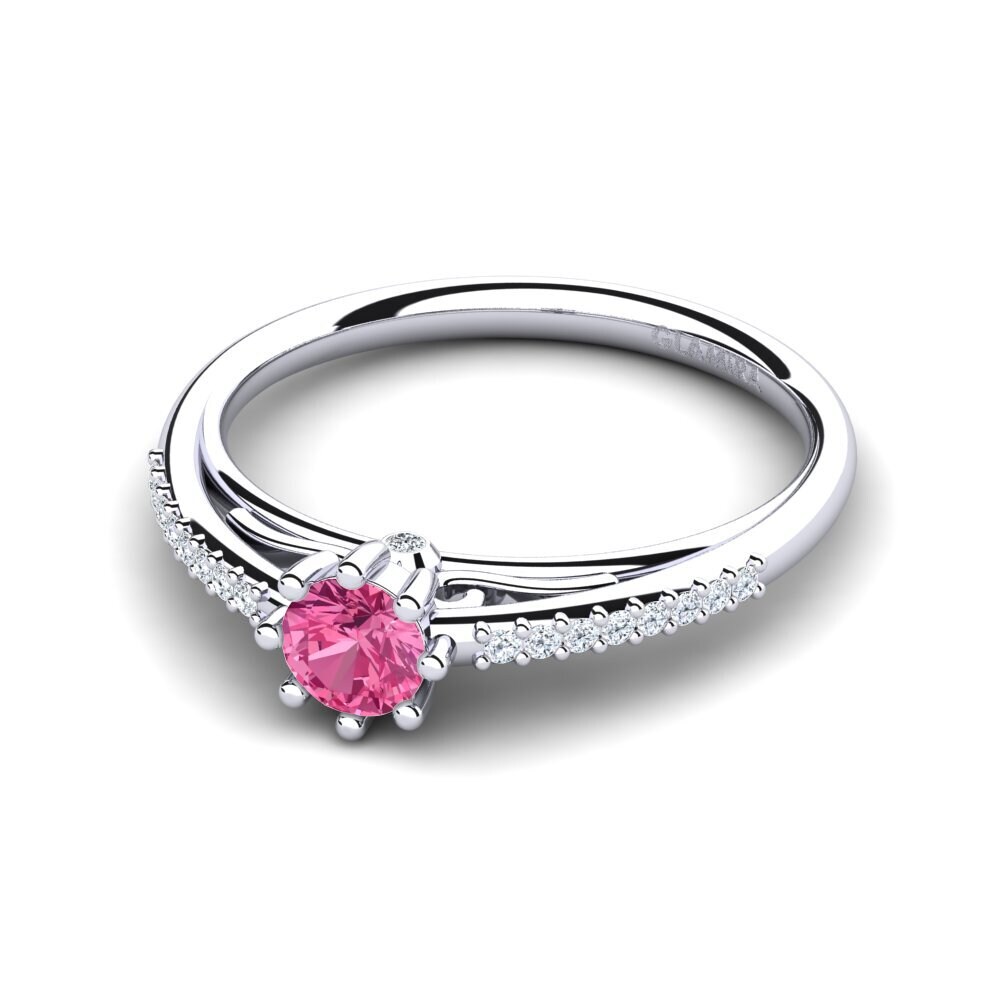 Pink Tourmaline Engagement Ring Atoryia