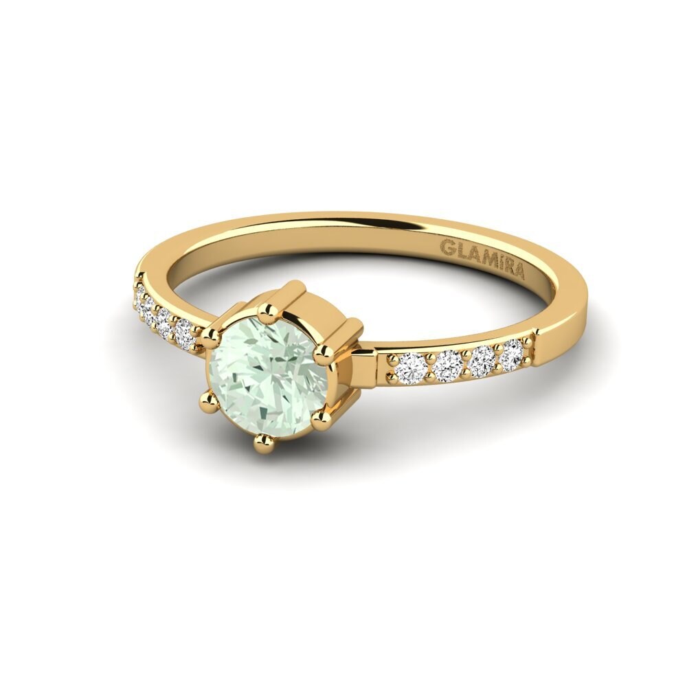 Amatista verde Anillo de compromiso Beatyar