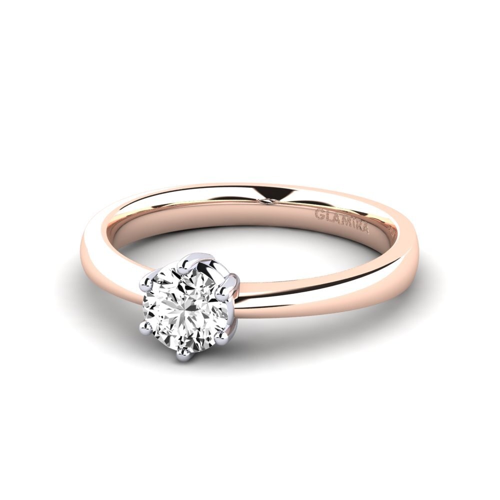 Classic Solitaire Moissanite Rings