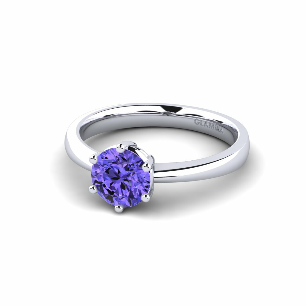 Tanzanita Anillo de compromiso Belva 1.0 crt