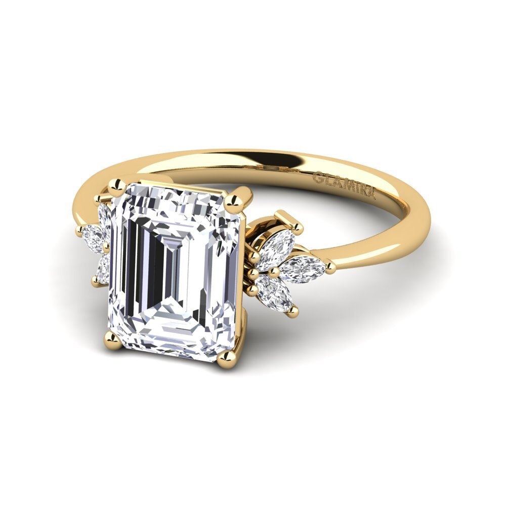 Gelbgold 585 Verlobungsringe Besett