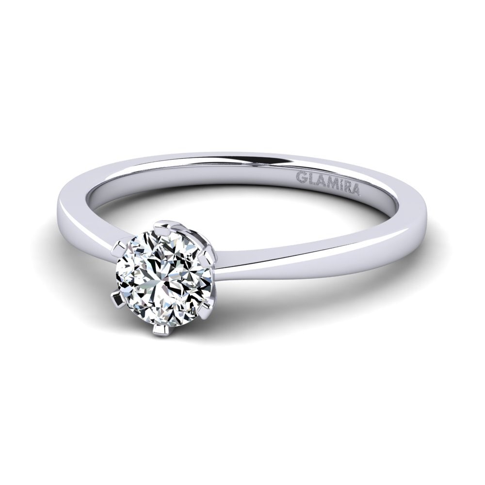 Zirconia Engagement Ring Bridal Rise 0.5crt