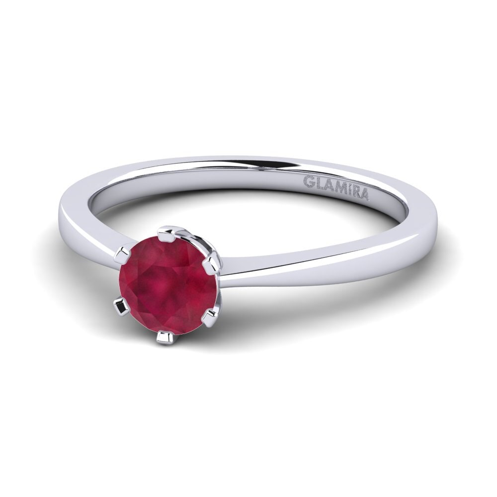 Ruby Engagement Ring Bridal Rise 0.5crt