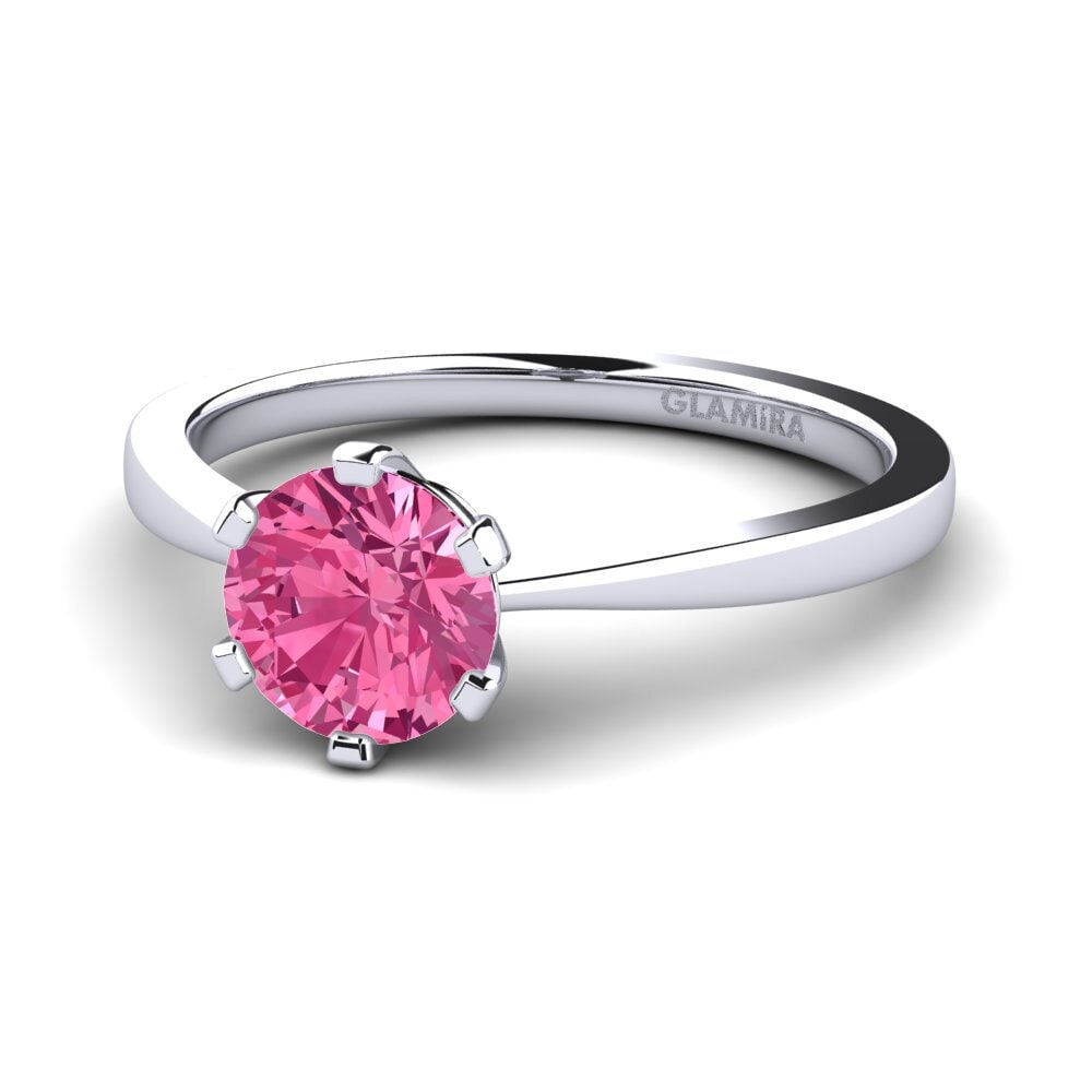 Tourmaline Rose Bague de fiançailles Bridal Rise 1.0crt