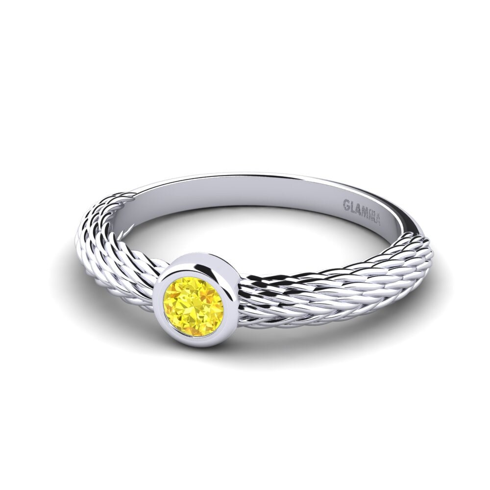 Yellow Sapphire Women's Ring Burke