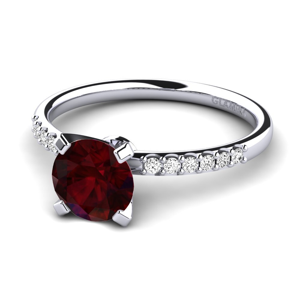 Granate Anillo de compromiso Cadence