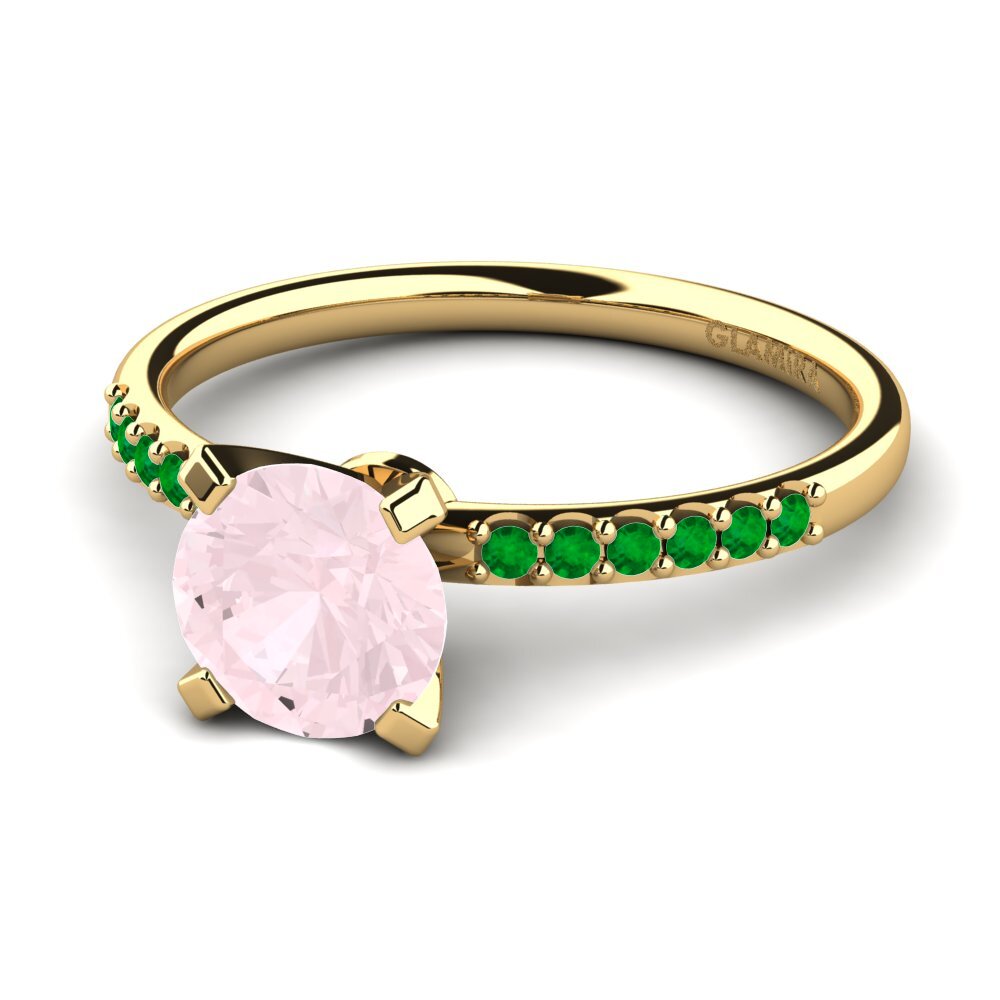 14k Yellow Gold Engagement Ring Cadence