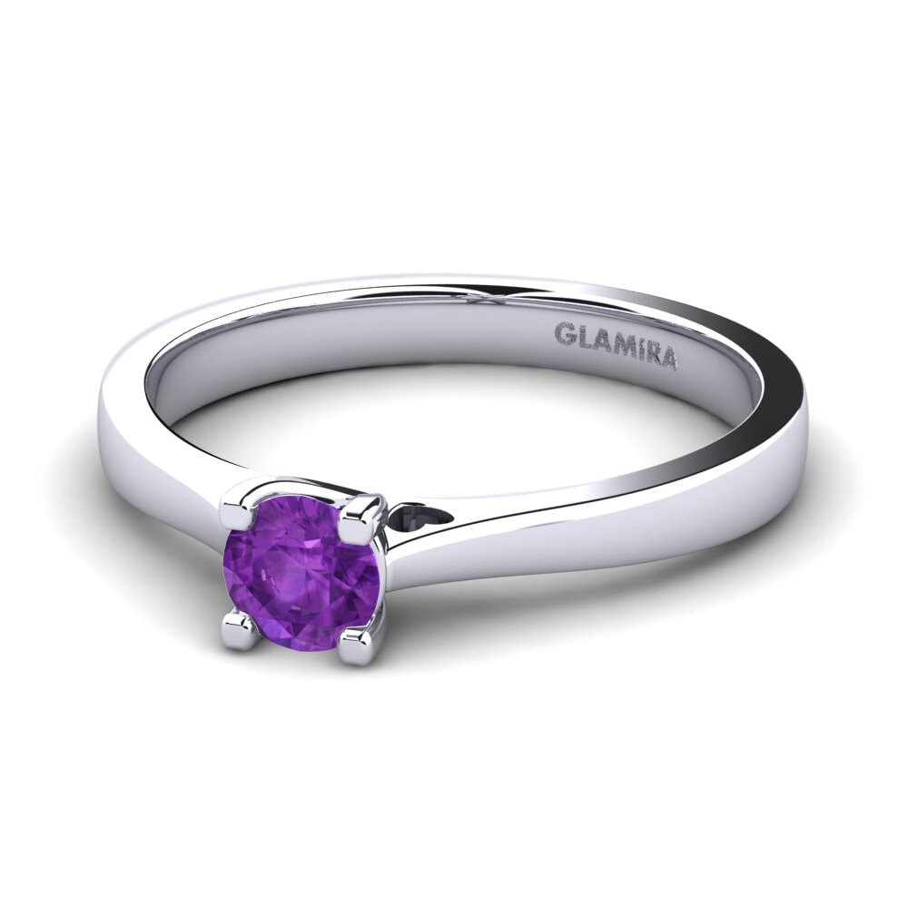 Amatista Anillo de compromiso Céline