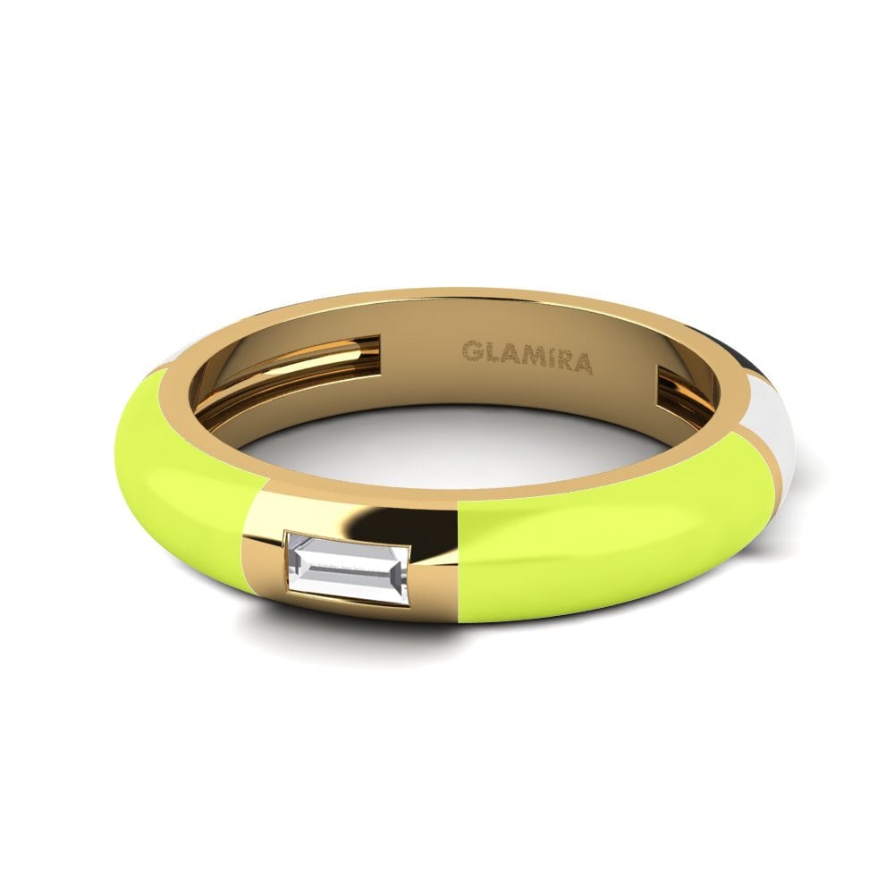 Weißer Saphir Ring Cie