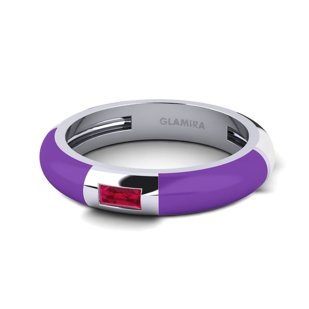 Weiß-Silber Ring Cie