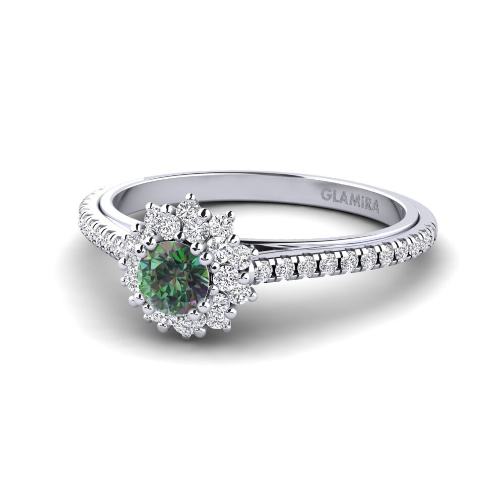 Mystic Topaz Engagement Ring Daffney 0.25 crt
