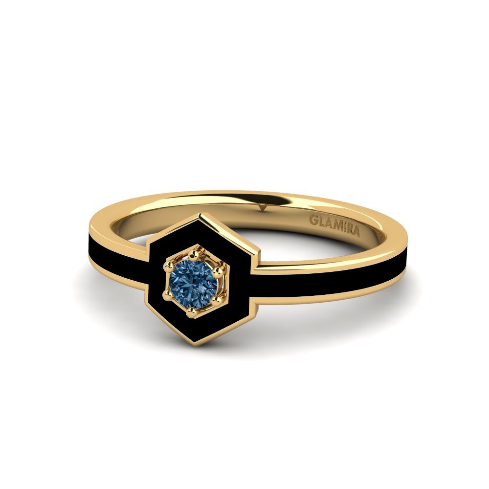 9ct Yellow Gold Ring Desierto
