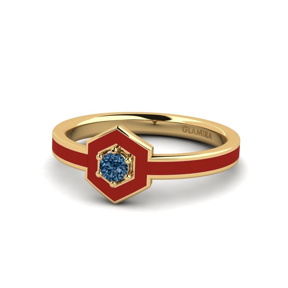 9ct Yellow Gold Ring Desierto