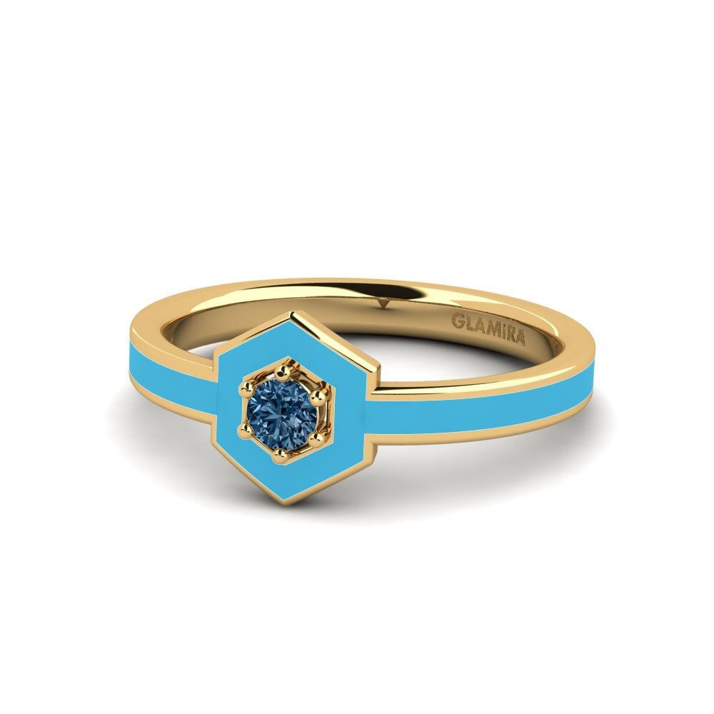 Gelbgold 375 Ring Desierto