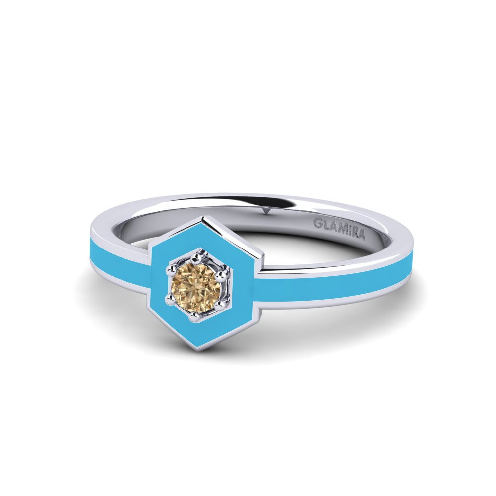 Brauner Diamant Ring Desierto