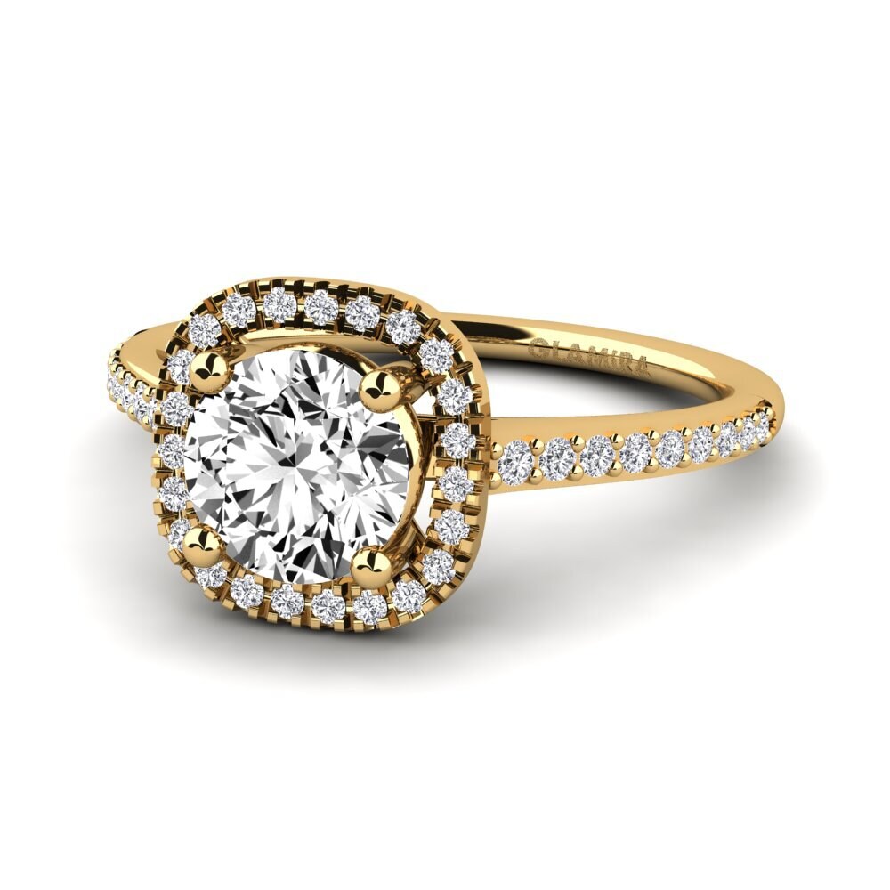 Moissanite Engagement Ring Edmiston