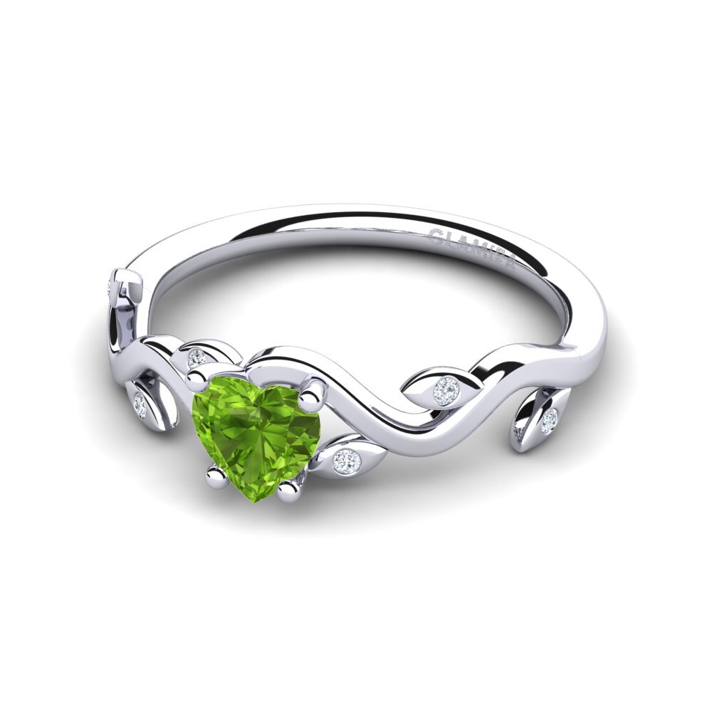 Peridot Engagement Ring Efrata