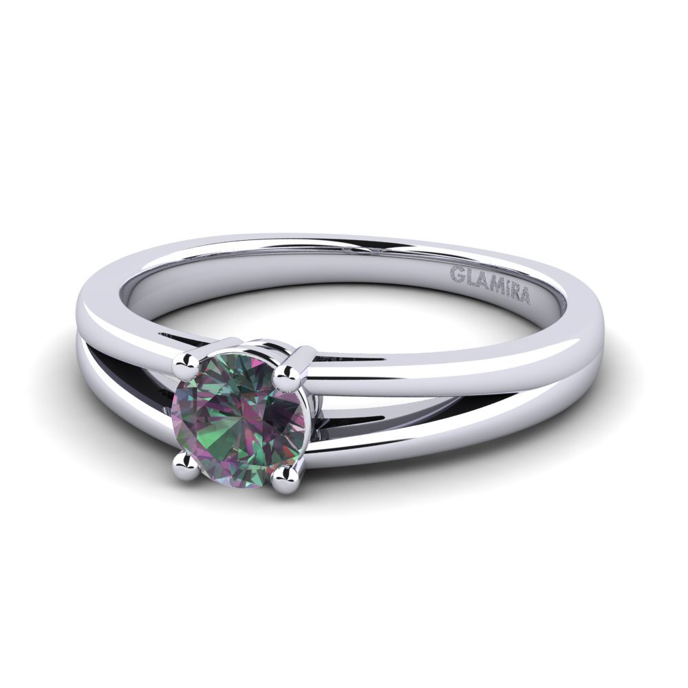Mystic Topaz Engagement Ring Ellie 0.5 crt