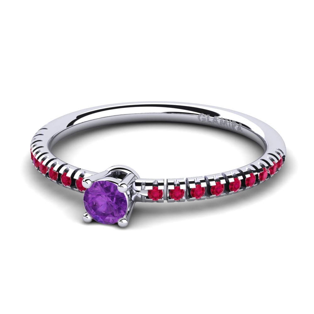 Amethyst Engagement Ring Empire