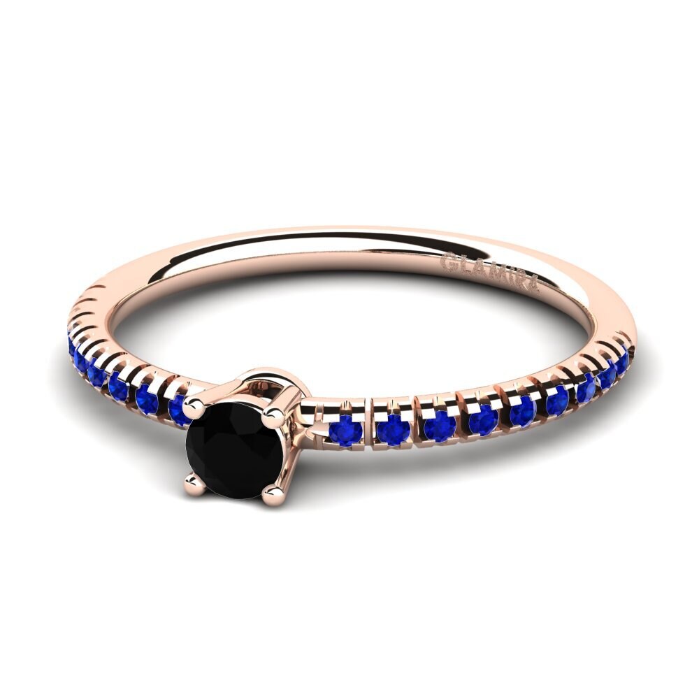 14ct Rose Gold Engagement Ring Empire
