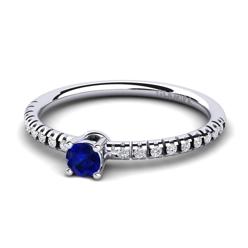 Zafiro Anillo de compromiso Empire
