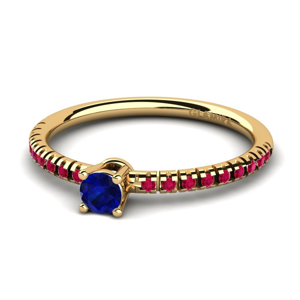 9k Yellow Gold Engagement Ring Empire