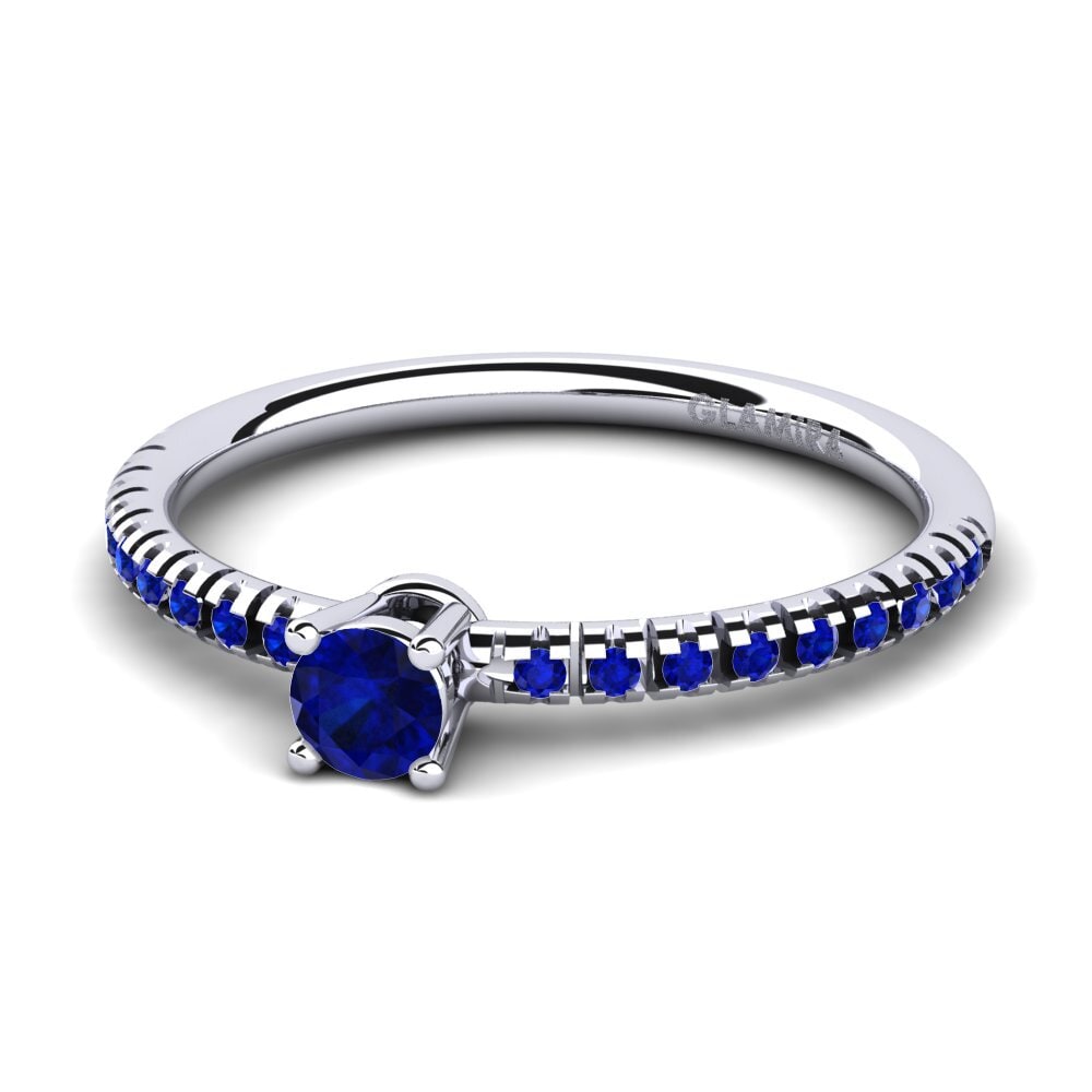Zafiro Anillo de compromiso Empire