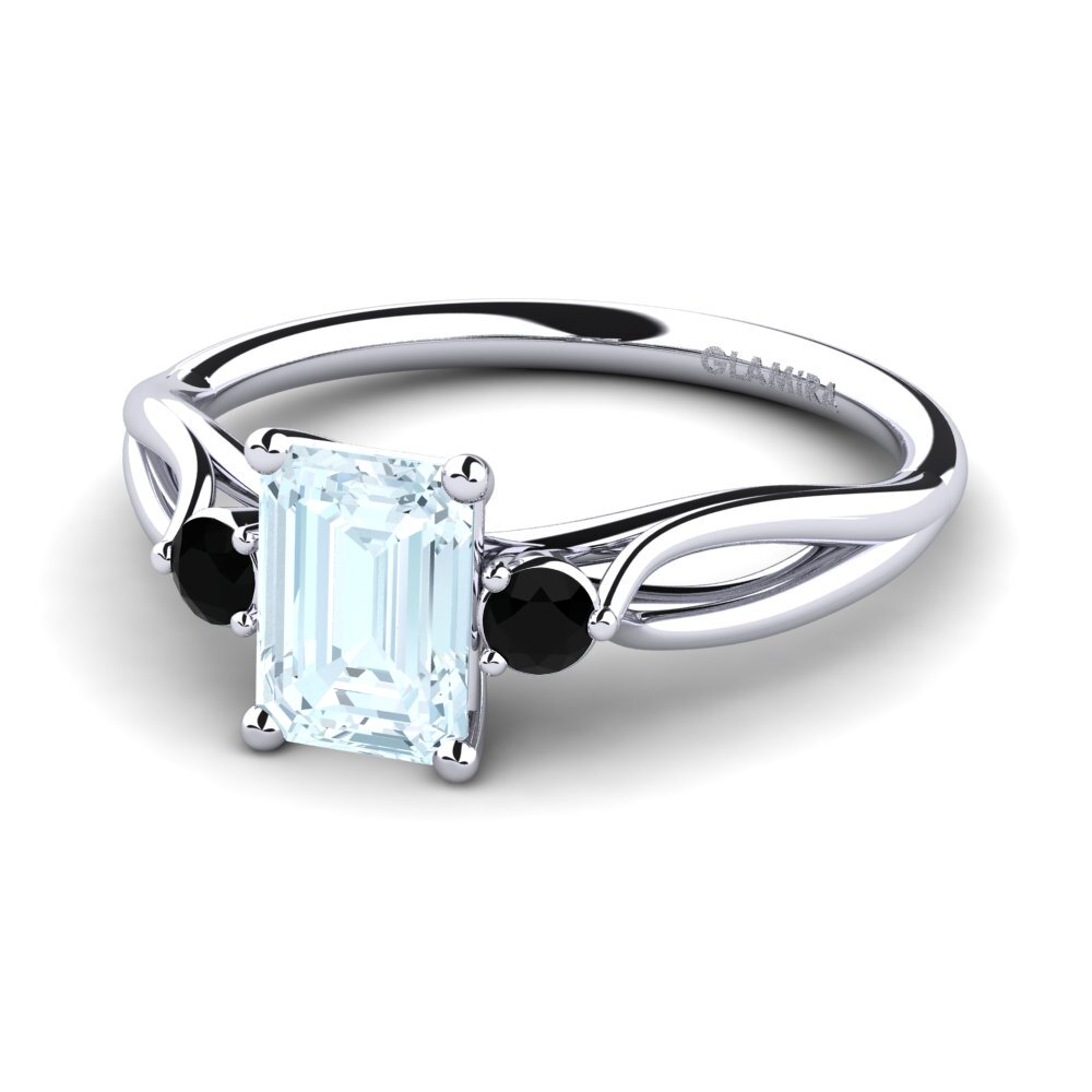 Aquamarine Engagement Ring Gaynelle