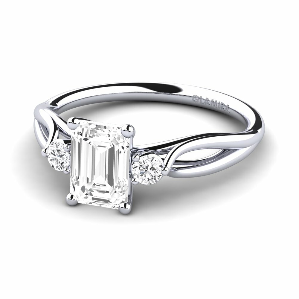 White sapphire Engagement Ring Gaynelle