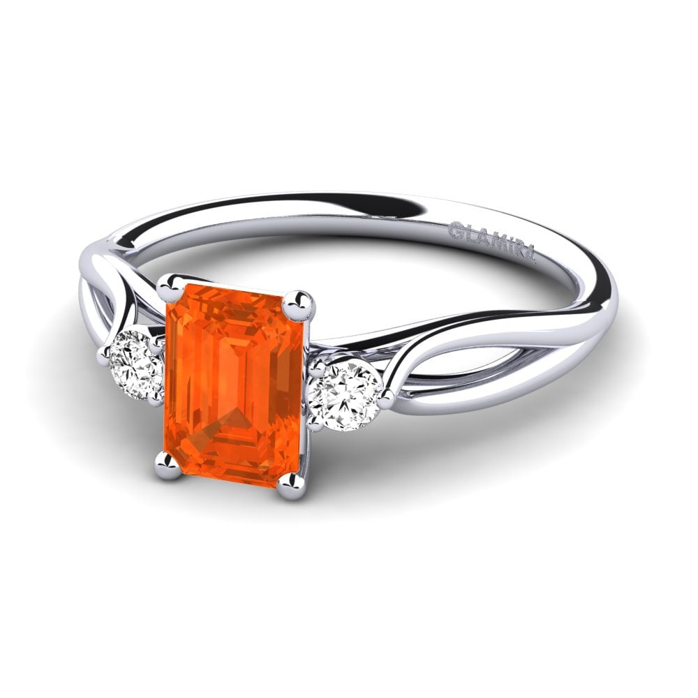 Fire-Opal Engagement Ring Gaynelle