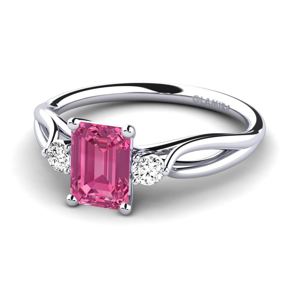 Pink Tourmaline Engagement Ring Gaynelle