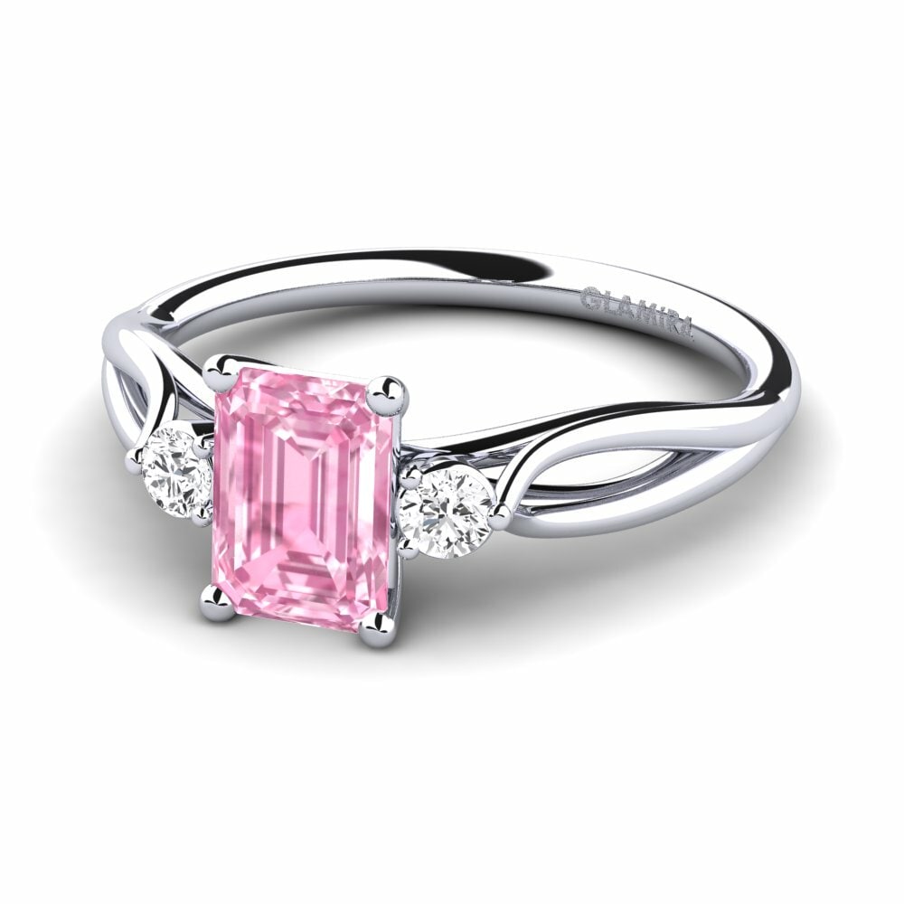 Pink Sapphire Engagement Ring Gaynelle