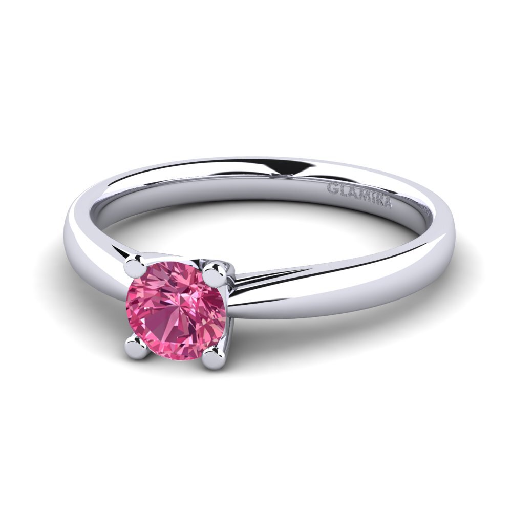 Pink Tourmaline Engagement Ring Grace 0.5 crt