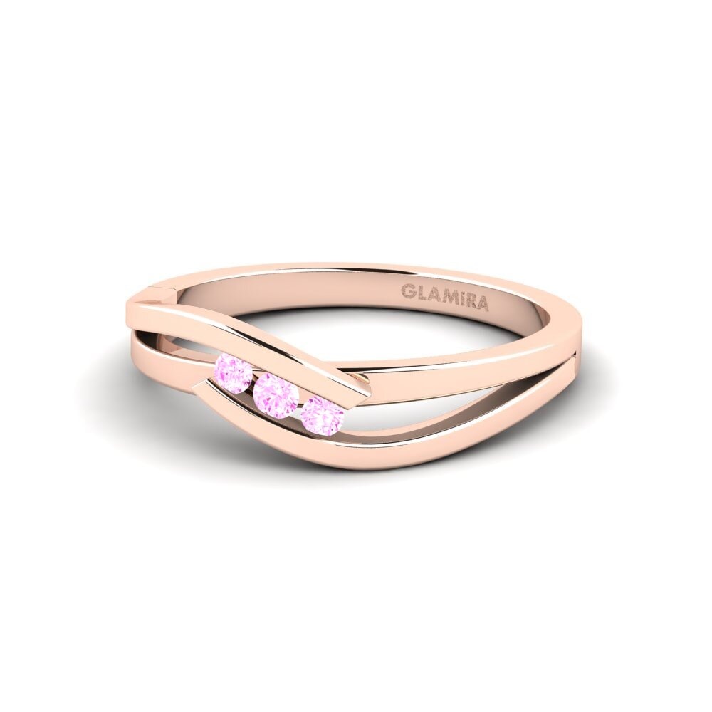 Pink Sapphire Engagement Ring Gratia