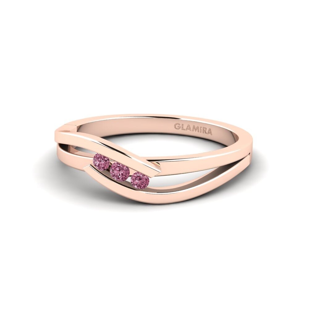 Rhodolite Garnet Engagement Ring Gratia