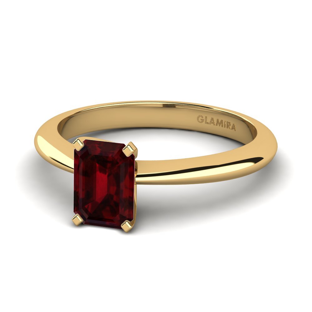 Garnet Engagement Ring Hayley