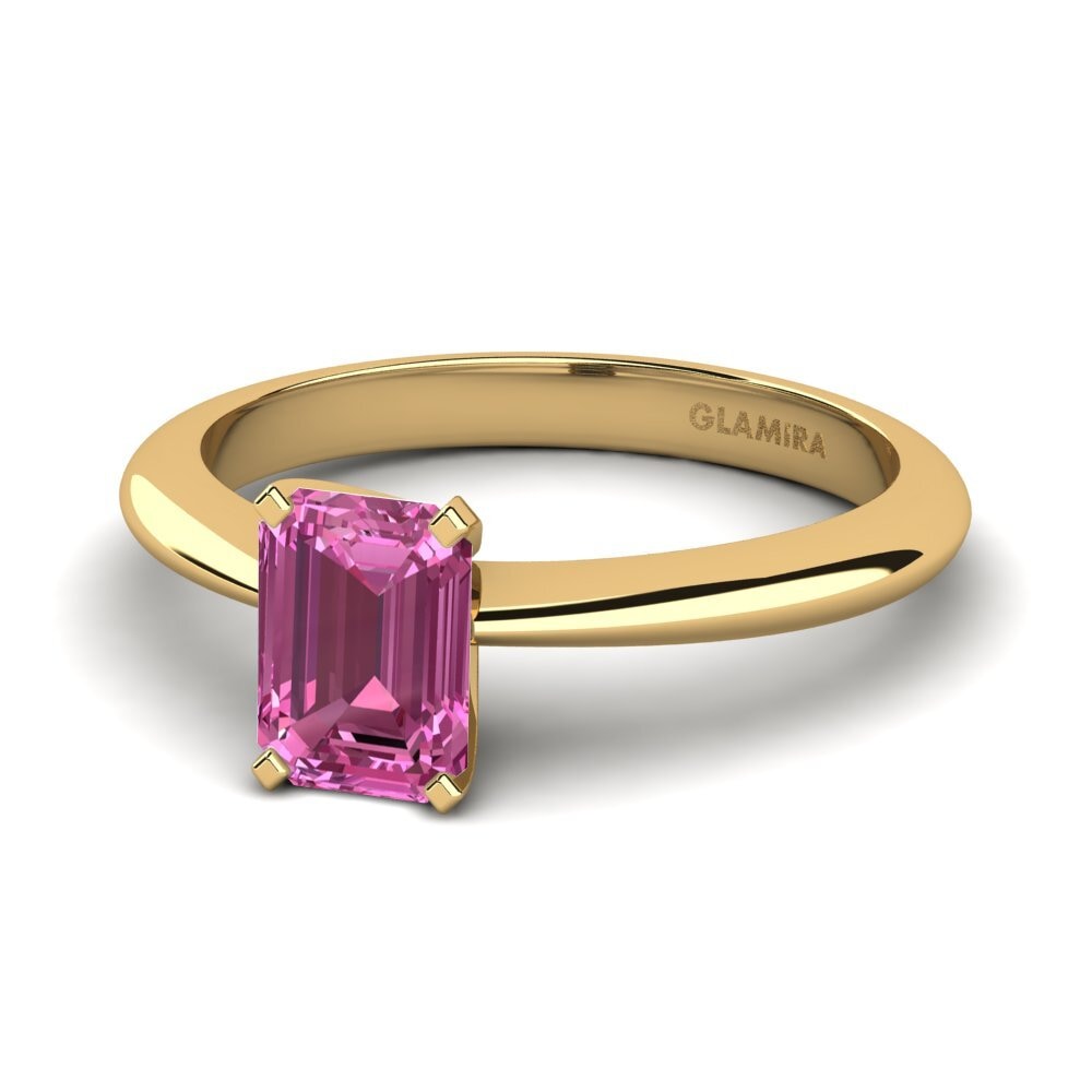 Rosa Topas Verlobungsring Hayley