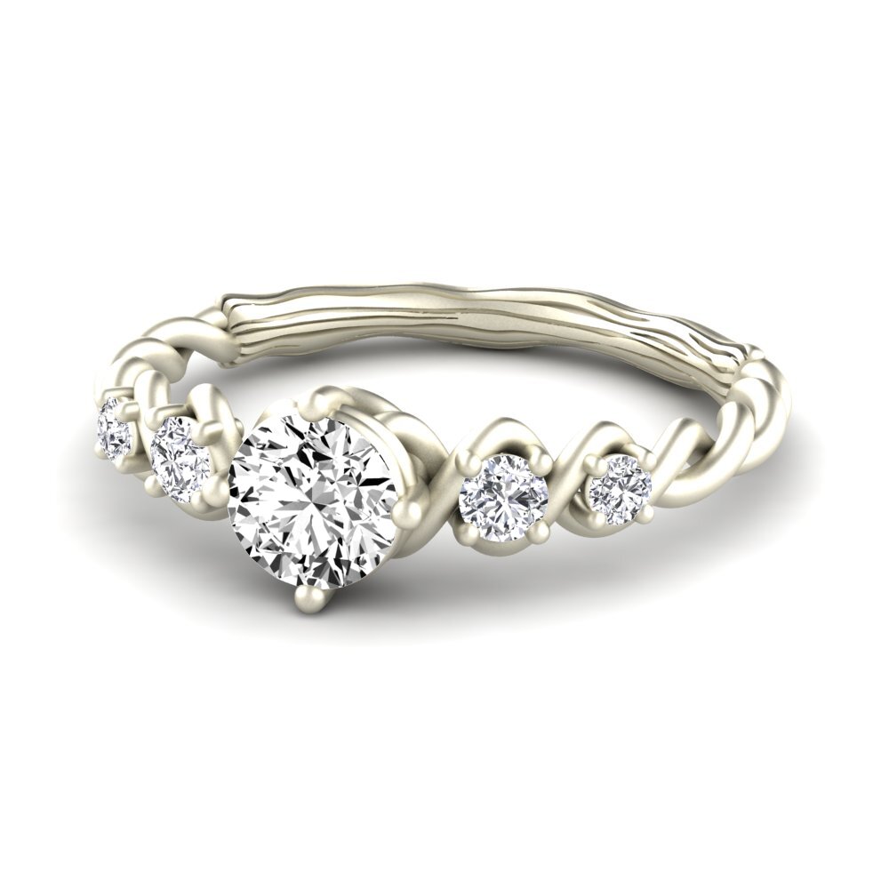Moissanite Engagement Ring Janiecere