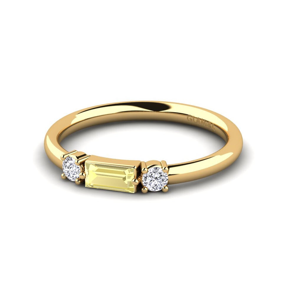 Yellow Sapphire Women's Ring Jayendra