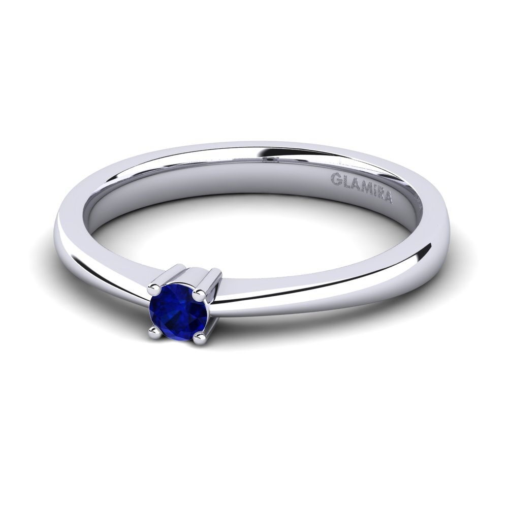 Saphir Verlobungsring Julia 0.1crt