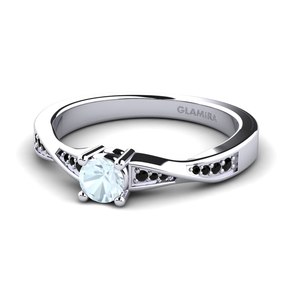Aquamarine Engagement Ring Kabena 0.25 crt