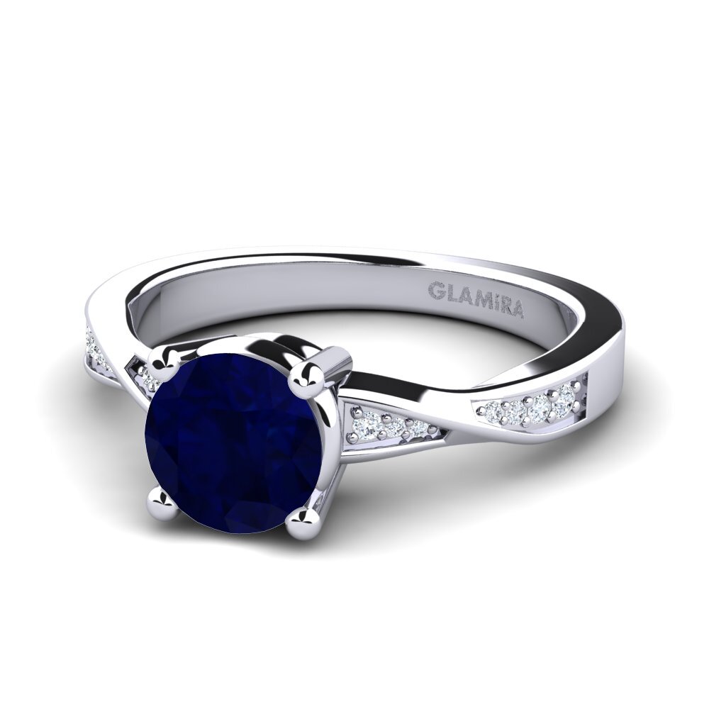 Zafiro Anillo de compromiso Kabena 1.0 crt