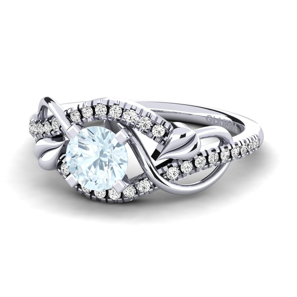 Aquamarine Engagement Ring Karlee